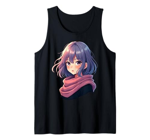 Anime-Mädchen Tank Top von Kawaii Anime Girl Cosplay Outfits Present