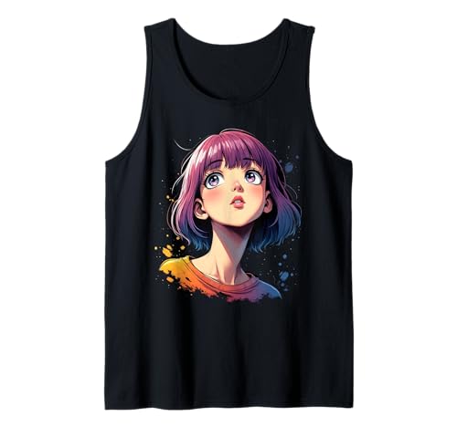 Anime-Mädchen Tank Top von Kawaii Anime Girl Cosplay Outfits Present