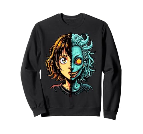 Halloween-Mädchen Sweatshirt von Kawaii Anime Girl Cosplay Outfits Present