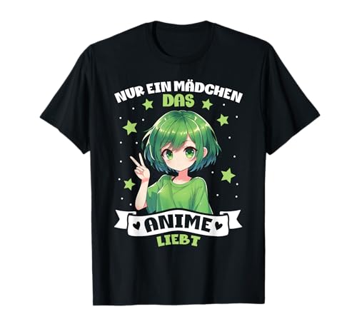 Nur ein Mädchen das Anime liebt Anime Merch Otaku Manga T-Shirt Nur ein Mädchen das Anime liebt Anime Merch Otaku Manga T-Shirt von Kawaii Anime Liebhaber Merchandise Teenager