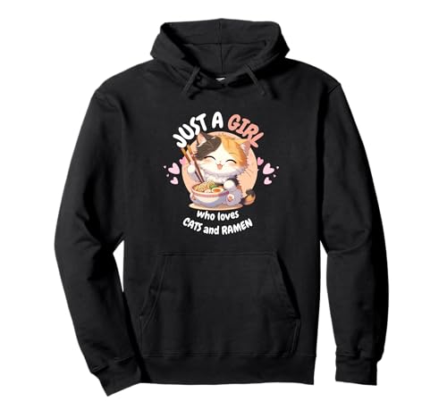 Nur EIN Mädchen, das Katzen liebt, Ramen, süßes Kawaii, Anime, Otaku Pullover Hoodie Nur EIN Mädchen, das Katzen liebt, Ramen, süßes Kawaii, Anime, Otaku Pullover Hoodie von Kawaii Anime Neko Cat Tees