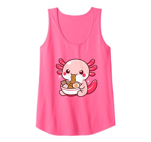 Damen Kawaii Axolotl Ramen Nudeln Japanisch Niedlich Ästhetik Anime Tank Top Damen Kawaii Axolotl Ramen Nudeln Japanisch Niedlich Ästhetik Anime Tank Top von Kawaii Axolotl Ramen Cute Anime Teens Kids Girls
