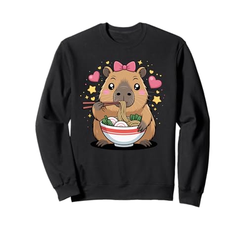 Capybara Kawaii Ramen Cute Capy Lover für Kinder und Mädchen Sweatshirt Capybara Kawaii Ramen Cute Capy Lover für Kinder und Mädchen Sweatshirt von Kawaii Capybara Lover Ramen Apparel