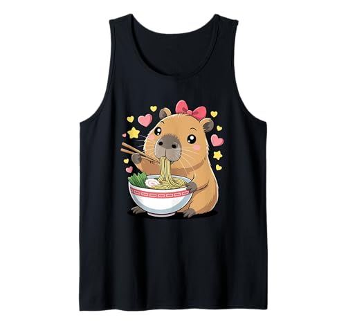 Capybara Kawaii Cute Ramen Capy Lover für Kinder und Mädchen Tank Top Capybara Kawaii Cute Ramen Capy Lover für Kinder und Mädchen Tank Top von Kawaii Capybara Ramen Lover Gifts
