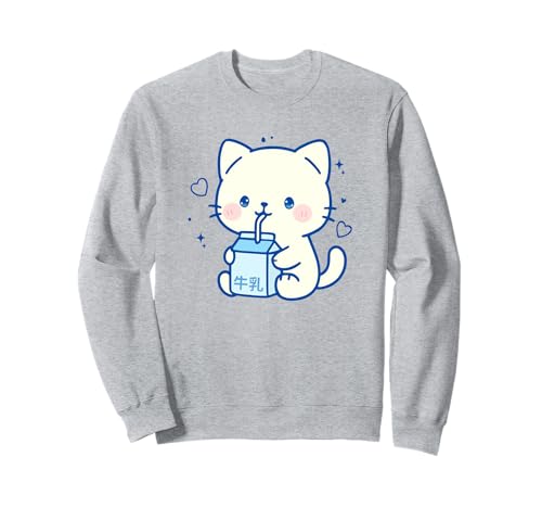Kawaii Katzenmilch Japanisch niedlich ästhetisch Anime Mädchen Teens Sweatshirt Kawaii Katzenmilch Japanisch niedlich ästhetisch Anime Mädchen Teens Sweatshirt von Kawaii Cat Milk Japanese cute aesthetic Anime Girl
