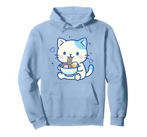 Kawaii Katze Ramen Japanisch Niedlich Ästhetik Anime Mädchen Teens Pullover Hoodie Kawaii Katze Ramen Japanisch Niedlich Ästhetik Anime Mädchen Teens Pullover Hoodie von Kawaii Cat Ramen Cute aesthetic Anime Teens Kids