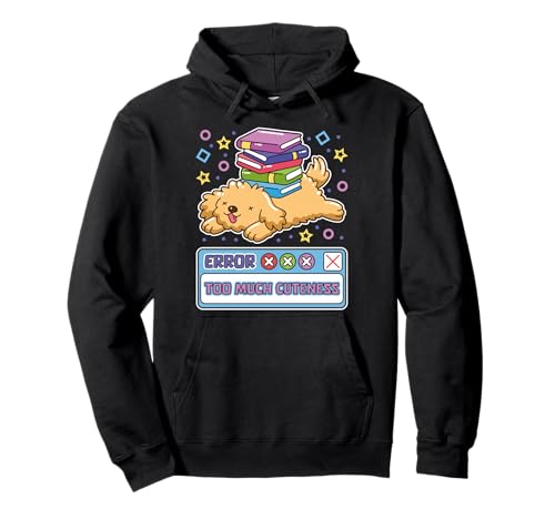 Error Too Much Cuteness Lustiger Hund, Entwickler, Welpenbuch, Wurm, Hund, Mama Pullover Hoodie Error Too Much Cuteness Lustiger Hund, Entwickler, Welpenbuch, Wurm, Hund, Mama Pullover Hoodie von Kawaii Coding Humor for Developers & Testers