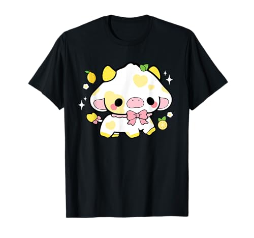 Kawaii Kuh Zitrone niedlich ästhetisch Anime Mädchen Teenager Kinder lustig T-Shirt Kawaii Kuh Zitrone niedlich ästhetisch Anime Mädchen Teenager Kinder lustig T-Shirt von Kawaii Cow Cute Lemon aesthetic Anime Girls Teens