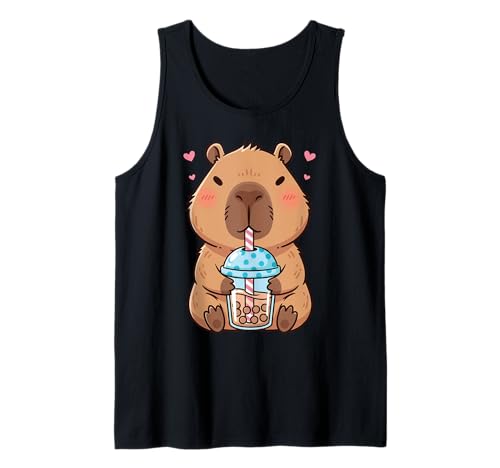Cute Capybara Trinken Kawaii Anime Lover Mädchen Tank Top Cute Capybara Trinken Kawaii Anime Lover Mädchen Tank Top von Kawaii Culture