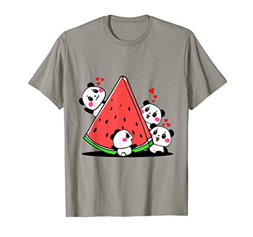 Kawaii Netter Baby Panda Essen Rot Wassermelone Valentinstag T-Shirt Kawaii Netter Baby Panda Essen Rot Wassermelone Valentinstag T-Shirt von Kawaii Cute Baby Panda Mama Bear Valentines Gifts