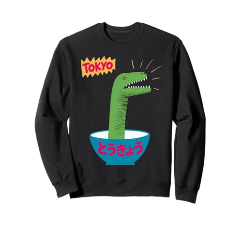 Lustige Dinosaurier-Reisschale Tokyo Japan Pop Art Humor Damen Herren Sweatshirt Lustige Dinosaurier-Reisschale Tokyo Japan Pop Art Humor Damen Herren Sweatshirt von Kawaii Dino Noodle Bowl Tokyo Japan Cute Food