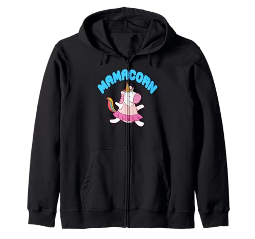 Mamaglitzer Einhorn Mama Regenbogen Humor Pastell Kapuzenjacke Mamaglitzer Einhorn Mama Regenbogen Humor Pastell Kapuzenjacke von Kawaii Einhorn Regenbogen Style für coole Mamas