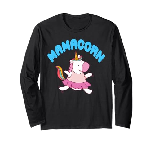 Mamaglitzer Einhorn Mama Regenbogen Humor Pastell Langarmshirt Mamaglitzer Einhorn Mama Regenbogen Humor Pastell Langarmshirt von Kawaii Einhorn Regenbogen Style für coole Mamas