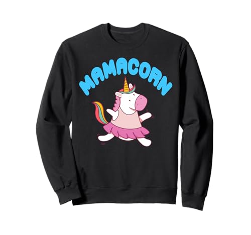 Mamaglitzer Einhorn Mama Regenbogen Humor Pastell Sweatshirt Mamaglitzer Einhorn Mama Regenbogen Humor Pastell Sweatshirt von Kawaii Einhorn Regenbogen Style für coole Mamas