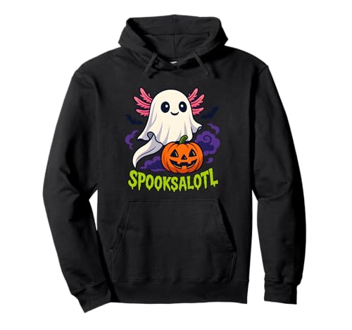 Men Women Kids Spooksalotl Funny Animal Axolotl Halloween Pullover Hoodie Men Women Kids Spooksalotl Funny Animal Axolotl Halloween Pullover Hoodie von Kawaii Funny Ghost Pumpkin Trick Or Treat Costume