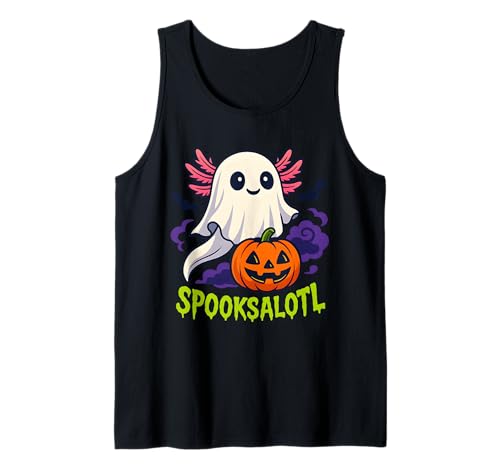 Men Women Kids Spooksalotl Funny Animal Axolotl Halloween Tank Top Men Women Kids Spooksalotl Funny Animal Axolotl Halloween Tank Top von Kawaii Funny Ghost Pumpkin Trick Or Treat Costume