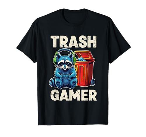 Niedlicher Gamer Waschbär Müll Panda Tier Geschenk Männer Frauen Kinder T-Shirt von Kawaii Game Player Baby Raccoon Birthday Present