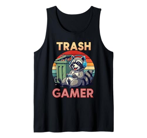 Niedlicher Gamer Waschbär Müll Panda Tier Geschenk Männer Frauen Kinder Tank Top von Kawaii Game Player Baby Raccoon Birthday Present