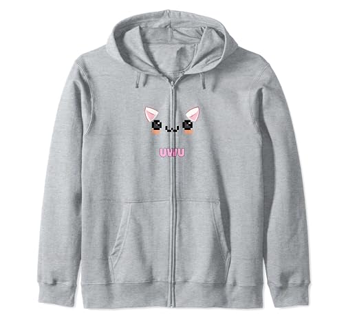 Kawaii Gamer Girl UwU mit Katze Design Kapuzenjacke Kawaii Gamer Girl UwU mit Katze Design Kapuzenjacke von Kawaii Gamer Girl UwU with Cat Design