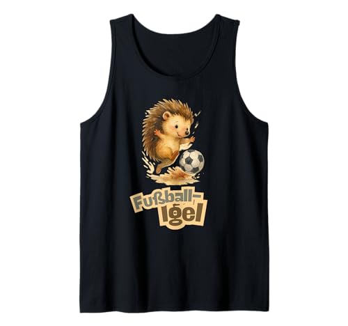 Fußball Igel Motiv süßer Igel für Fußball Fans Kinder Tank Top Fußball Igel Motiv süßer Igel für Fußball Fans Kinder Tank Top von Kawaii Igel süße Tier Illustration Hobby Sammlung