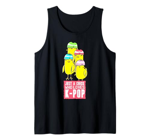 Nur EIN Mädchen, das K-Pop liebt Süße Frauen Kpop Chicken Girls Tank Top Nur EIN Mädchen, das K-Pop liebt Süße Frauen Kpop Chicken Girls Tank Top von Kawaii Just A Chick Who Loves K-Pop Cute Chickens