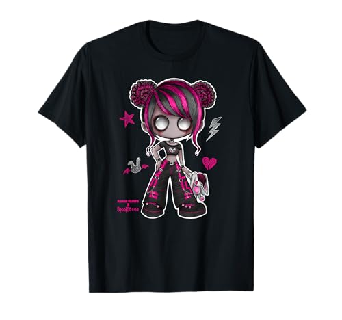 Spookscene Emo Girl Drawing Emo Bunny Doodle Mall Gothic Pink T-Shirt von Kawaii Kreeps X Spookscene