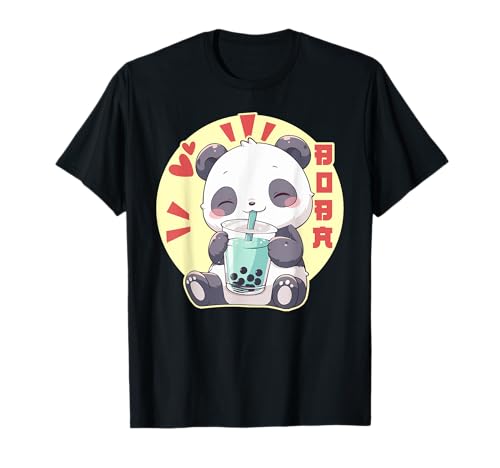 Kawaii Panda Boba Japanisch niedlich ästhetisch Anime Mädchen Teens T-Shirt Kawaii Panda Boba Japanisch niedlich ästhetisch Anime Mädchen Teens T-Shirt von Kawaii Panda Boba Japanese cute aesthetic Anime