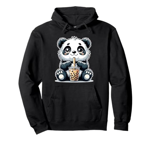 Bubble Tea Panda Trinkboba für Mädchen und Jungen Pullover Hoodie Bubble Tea Panda Trinkboba für Mädchen und Jungen Pullover Hoodie von Kawaii Panda Drinking Boba for Girls and Boys