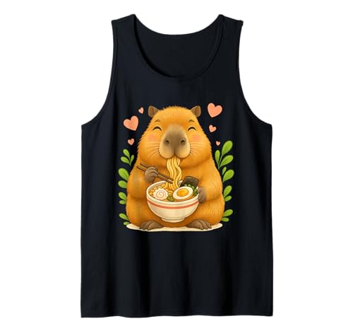 Kawaii Capybara Ramen Kunst für Mädchen, die süße Dinge lieben Tank Top Kawaii Capybara Ramen Kunst für Mädchen, die süße Dinge lieben Tank Top von Kawaii Ramen Capybara Gifts For Girls & Animal Lov