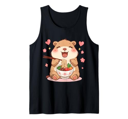 Kawaii Capybara Ramen Kunst für Mädchen, niedlicher japanischer Stil Tank Top Kawaii Capybara Ramen Kunst für Mädchen, niedlicher japanischer Stil Tank Top von Kawaii Ramen Capybara Gifts For Girls & Animal Lov