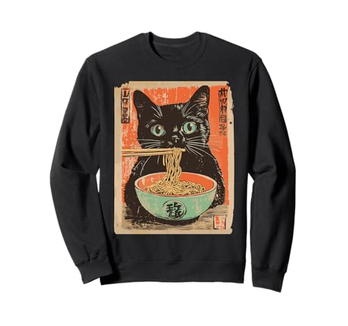 Kawaii Nudeln Suppe Anime Japanisch Ramen Katze Mädchen Sweatshirt Kawaii Nudeln Suppe Anime Japanisch Ramen Katze Mädchen Sweatshirt von Kawaii Ramen Katze Anime Nudeln Japan Streetwear