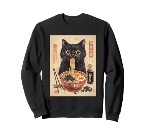 Kawaii Nudeln Suppe Anime Japanisch Ramen Katze Mädchen Sweatshirt Kawaii Nudeln Suppe Anime Japanisch Ramen Katze Mädchen Sweatshirt von Kawaii Ramen Katze Anime Nudeln Japan Streetwear