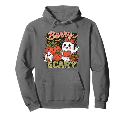 Kawaii Retro Beere Gruselige Geister Erdbeeren Halloween Mädchen Pullover Hoodie Kawaii Retro Beere Gruselige Geister Erdbeeren Halloween Mädchen Pullover Hoodie von Kawaii Retro Halloween Ghost Costume Shirts