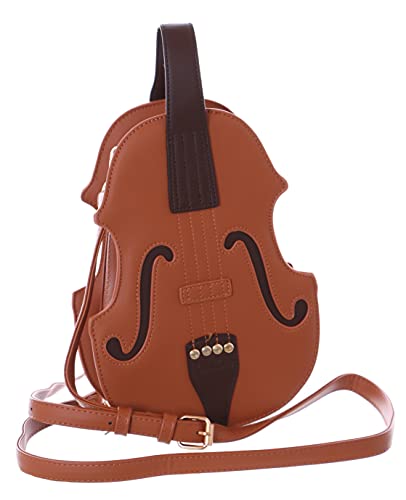 Kawaii-Story LB-6039-1 Braun Geige Violine Form Party Trend Damen Henkel Umhänge Tasche Kawaii-Story LB-6039-1 Braun Geige Violine Form Party Trend Damen Henkel Umhänge Tasche von Kawaii-Story