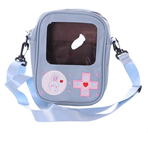 Kawaii-Story LB-6073-3 Hell-Blau Kleine Spilekonsole Form durchsichtig 20cm mini Schulter Tasche Damen Pu Kawaii-Story LB-6073-3 Hell-Blau Kleine Spilekonsole Form durchsichtig 20cm mini Schulter Tasche Damen Pu von Kawaii-Story
