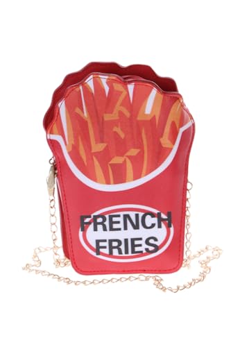 Kawaii-Story LB-6103 Pommes Fries 3D Form Scherz lustig Party Feier Damen Tasche 20x11x6,5cm Pu von Kawaii-Story