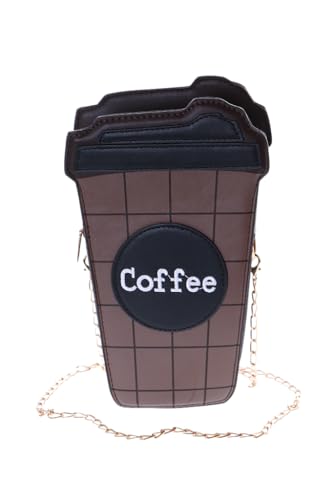 Kawaii-Story LB-6105 Kaffee Coffee Becher braun 3D Form Scherz lustig Party Feier Damen Tasche 23x9,5x7,5cm Pu Kawaii-Story LB-6105 Kaffee Coffee Becher braun 3D Form Scherz lustig Party Feier Damen Tasche 23x9,5x7,5cm Pu von Kawaii-Story