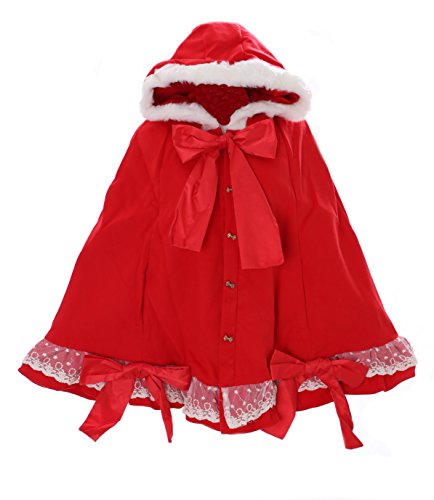 Kawaii-Story TS-83 Rot Rotkäppchen Cape Umhang Lolita Woll-Jacke Pastel Goth Harajuku Japan von Kawaii-Story