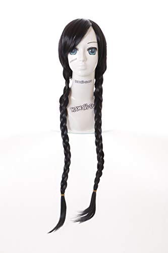 PL-203 Toko Fukawa Danganronpa schwarz 85cm Zopf geflochten COSPLAY Perücke Wig Anime von Kawaii-Story