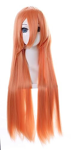 PL-ZF-80-23 Orange 80cm lang Haar glatt für Power Chainsaw Man Cosplay Perücke Wig Anime Manga von Kawaii-Story