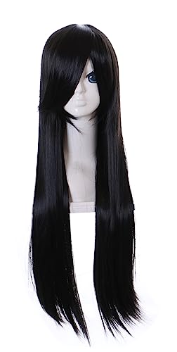 PL-ZF80-07 Schwarz 80cm lang Haar glatt für Yor Spy Family Cosplay Perücke Wig Anime Manga von Kawaii-Story