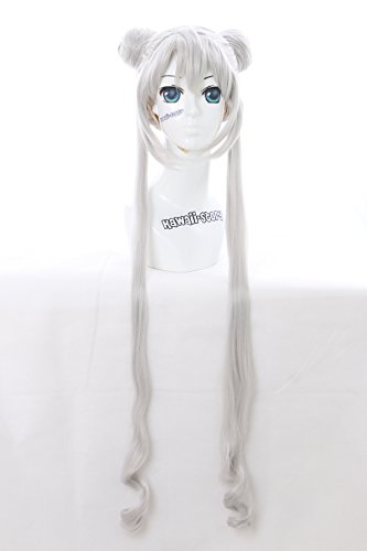 Y-400 Sailor Moon Bunny Usagi Queen Serenity 105cm Dutt Cosplay Perücke Wig Anime von Kawaii-Story