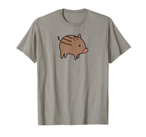 Baby-Wildschwein Ferkel Schweinchen Frischlinge Schweine T-Shirt Baby-Wildschwein Ferkel Schweinchen Frischlinge Schweine T-Shirt von Kawaii Tiere