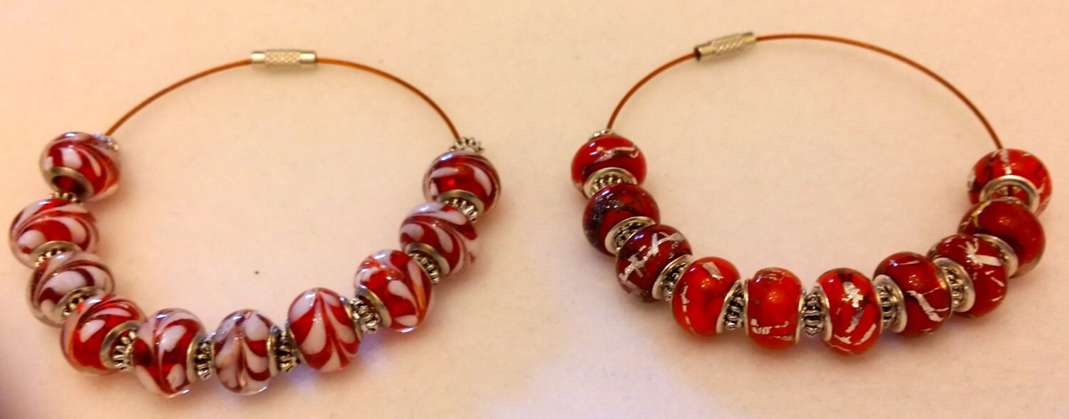 Lampwork Armreifen Lampwork Armreifen von KawaiiSakuraDesigns