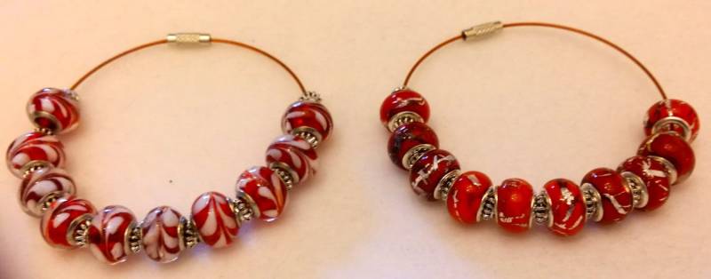Lampwork Armreifen Lampwork Armreifen von KawaiiSakuraDesigns