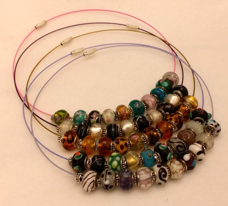 Lampwork-Halsketten Lampwork-Halsketten von KawaiiSakuraDesigns