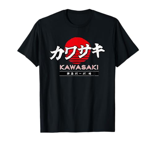Kawasaki auf Japanisch – Retro-Design für Männer und Frauen T-Shirt von Kawasaki – Japans Industriestadt