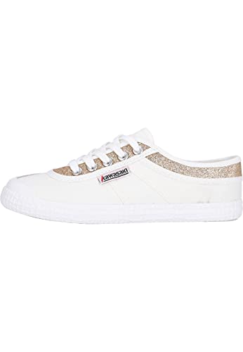 Kawasaki Damen Glitter Canvas Schuh K194522-es 8890 Gold Sneaker, 40 EU Kawasaki Damen Glitter Canvas Schuh K194522-es 8890 Gold Sneaker, 40 EU von Kawasaki