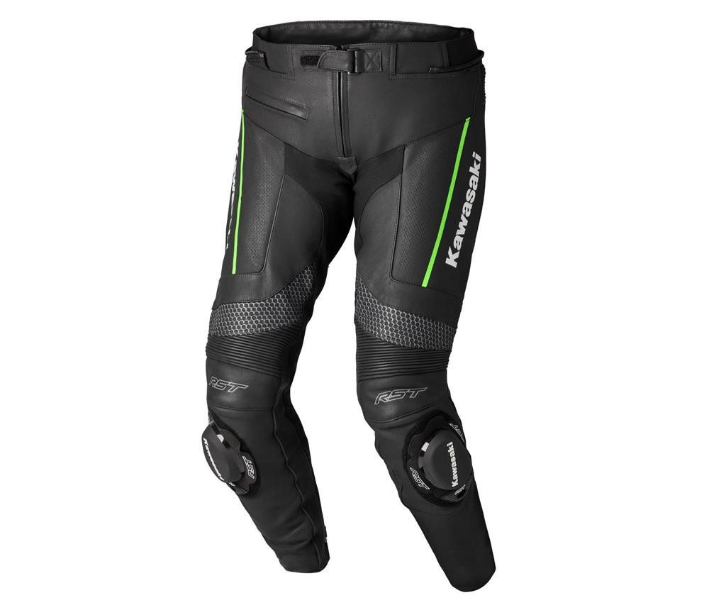 Kawasaki Motorradhose Kawasaki Padua 2 Lederhose von Kawasaki