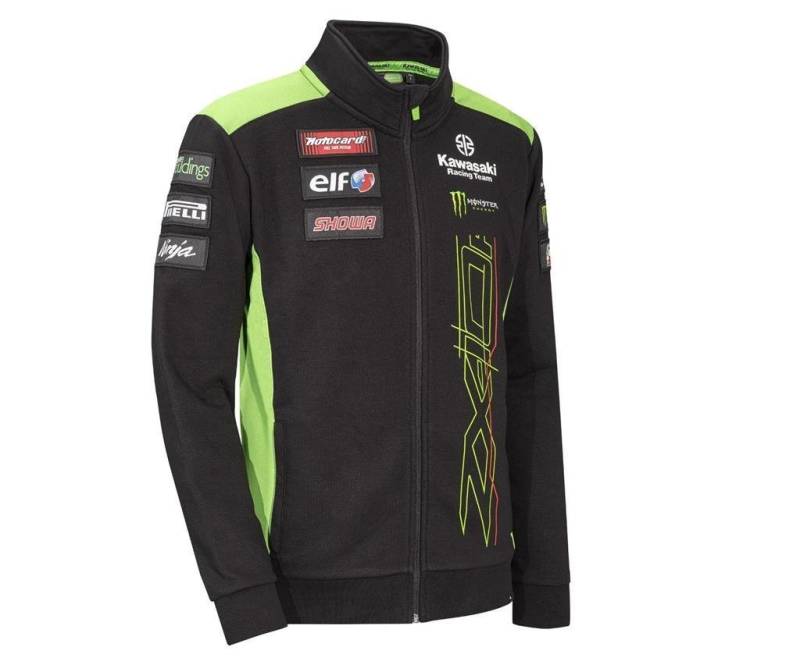 Kawasaki Sweatjacke Kawasaki WSBK Sweatshirt Jacke Sweatjacke Herren von Kawasaki